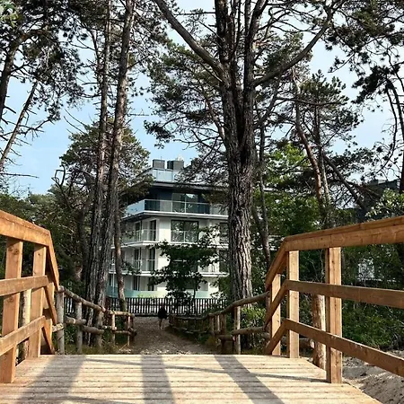 شقة Sea View Szeroka Spokojna Plaza Z Widokiem Na Morze